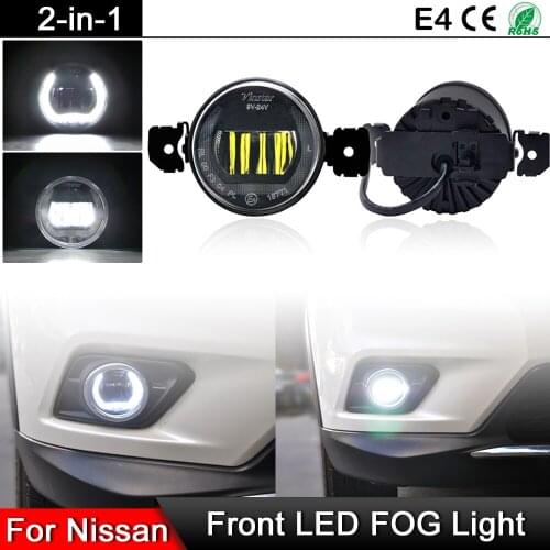 LED Fog+DRL light for Nissan Altima Sentra X-Trail Versa Pathfinder/Infiniti