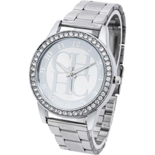 New Famous Brand Luxury Women Watch Fashion Crystal Dress Quartz Watches Women stainless steel Wristwatches Relogios Femininos