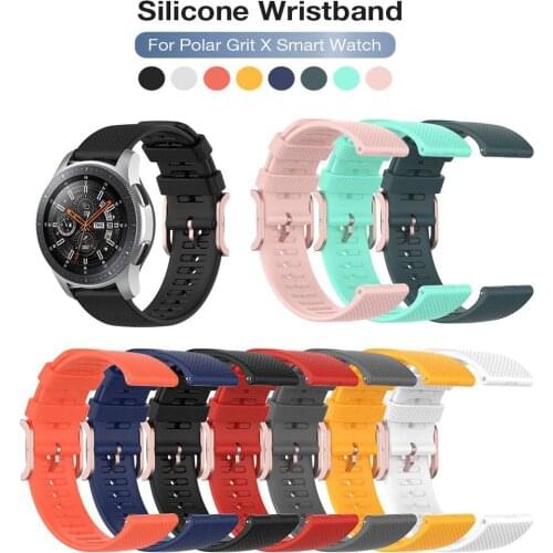 Watch Strap For Polar Grit X Smart Watch Watch Band Soft Silicone Watchband Wrist Strap Wristband Smartwatch Accessories