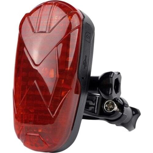 Novel-GPS Tracker Bike Waterproof Taillight Mini GPS Tracker for Bike Bicycle Geo-Fence SOS APP for Outdoor Cycling
