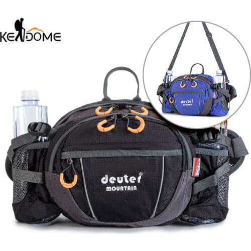 Outdoor Waist Belt Bag Portable Ultralight Shoulder Packs Phone Holder Gym Fitness Trailing Running Water Bottle Hip Bags X623D