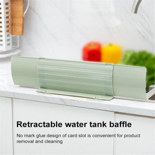 Retractable Household Kitchen Water Sink Suction Cup Type Oil-Proof Splash Guard