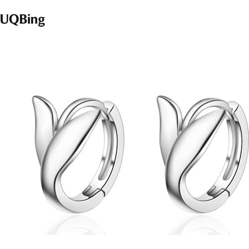 925 Sterling Silver Women Mermaid Tail Clip Earrings For Birthday Gifts Jewelry