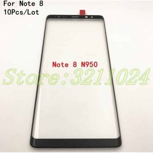 10Pcs/Lot For Samsung Galaxy Note 8 Note 9 Note 10 Note 10 Plus LCD Display Touch Screen Front Outer Glass Lens