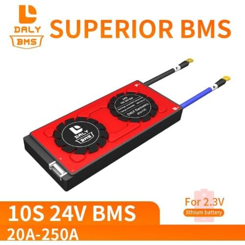 Daly Battery LTO BMS 10s 20A 40A 60A 100A 250A 2.4V With Balance For 24V Lithium Titanate Battery Packs