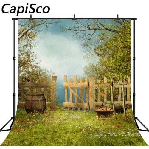 Capisco New Born Baby Photography Backdrop Children kids Backdrop Printed Studio Portrait Vintage Garden Photo Backgrounds