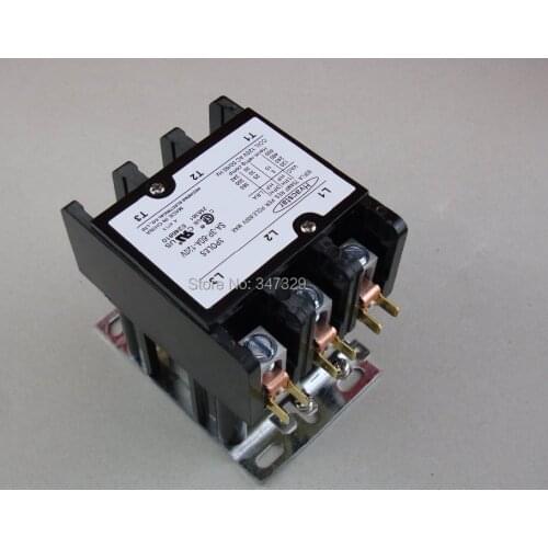 Hvacstar SA-3P-60A-120V Definite Purpose Contactor 3Poles 60FLA 120V AC Coil , DP Contactor, Air Conditioner Contactor