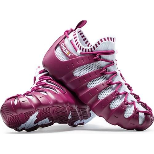 ONEMIX Unisex Casual Shoes Sneaker New Cool Comfortable Personality 1 Shoe 3 Wear Sandals Men Jogging Sports Shoes Big Size 35-4