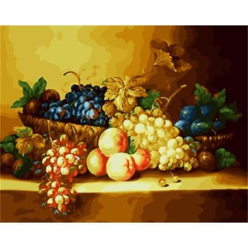 PAINTBOY Framed Canvas Painting By Numbers DIY Picture Oil Painting On Canvas For Home Decor For Living Room