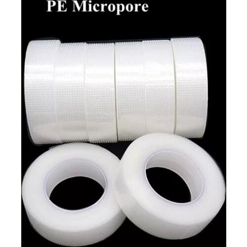 10 pcs/lot Eyelash Under Eye Micropore Non-woven Tape Adhesive Sticker for Eyelash Extension Eye Pads White Paper Under Patches