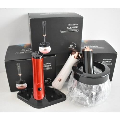 Makeup Brush Cleaner Fast New Automatic Convenient Electric Silicone Makeup Brushes Washing Cleanser Cleaning Machine Tool