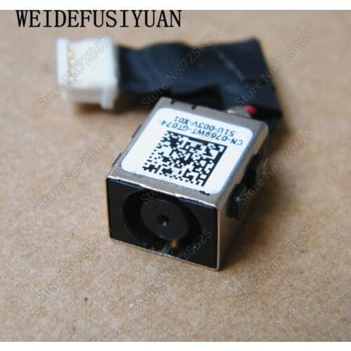 X10pcs AC DC Power Jack Socket Plug in Cable Harness for Dell Latitude E5270