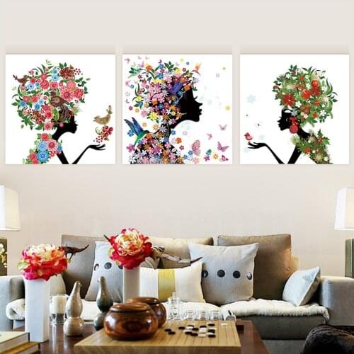 Modern personali Figure posters Large poster canvas Home decoration painting mural Figure painting Printing beauty painting