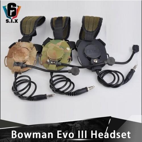 Tactical Airsoft Bowman Evo III Headset Military Z tactical Headset Accessories