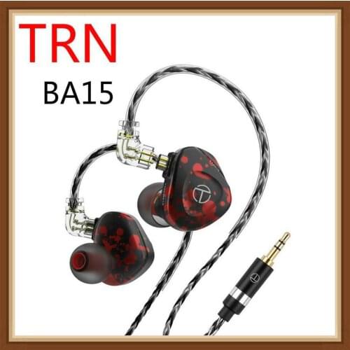 TRN BA15 30BA Driver Unit In Ear Earphone HIFI Music DJ Monitor Audiophile Musician Headset Earbuds With QDC Cable Headphones