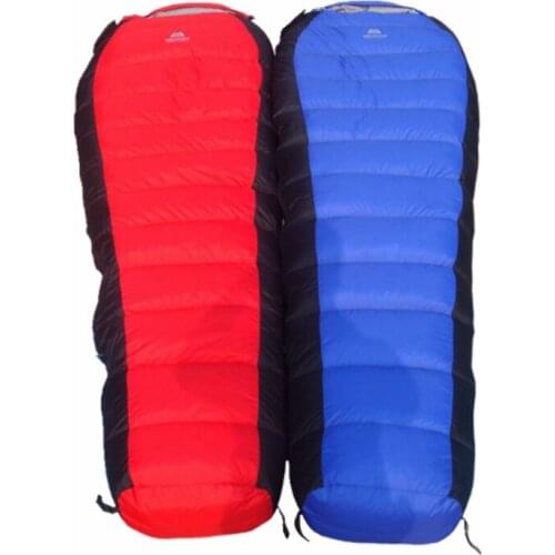 Duck Down 90% 1500g Winter Warm Camping Mummy Sleeping Bag One Person