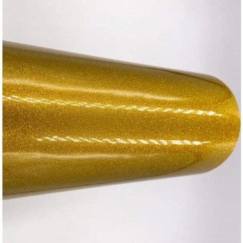 Premium High glossy Gold Diamond pearl glitter wrapping vinyl film Glossy red diamond glitter car sticker