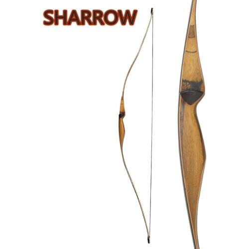 1Pc 54" Traditional Handmade Longbow Recurve Bow 10-35lbs Wooden Laminated Right Hand For Shooting Training Archery Accessories