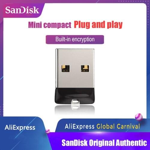 100% original sandisk cz33 flash drive u disk 16GB 32GB 64GB Mini Pen Drives USB2.0 memory stick Pendrive for PC