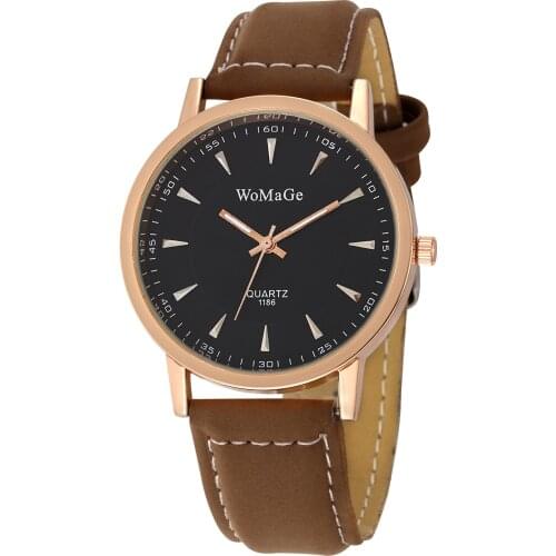 2019 Fashion Men Watches Leather Strap Quartz Round Wristwatches Boy Popular Casual Unique Business Clock relogio masculino