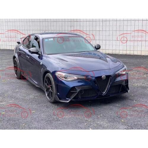 Alfa Romeo Giulia Giulia frp Front Bar Rear Bar side Bar Rear Wing Rear Wheel Eyebrow gt-am style auto parts body kit