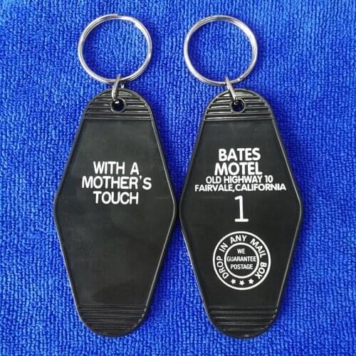 Bates Motel Psycho Room #1 Horror Movie Prop Keychain Key Fob
