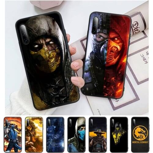 Mortal Kombat Black Rubber Phone Cover Case For Honor 7A Pro 7C 10i 8A 8X 8S 8 9 10 20 Lite
