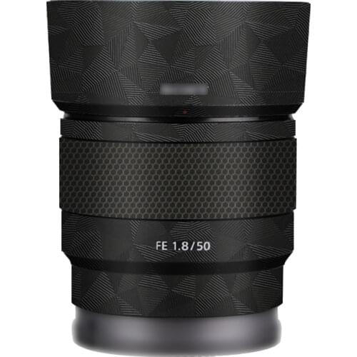 FE 50mm F1.8 / 50 1.8 Lens Anti-scratch Premium Decal Skin For Sony FE 50mm f/1.8 Lens SEL50F18F Protector Wrap Cover Sticker