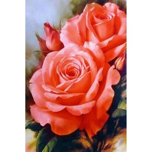 Old Street Diamond Painting Flowers Pictures Of Rhinestones Diamond Mosaic Sale Home Decoration Diamond Embroidery Full square