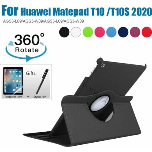 Leather Smart Tablet Case Cover Huawei Matepad T10S 10.1"2020 AGS3-L09/AGS3-W09 Stand Case For Huawei Matepad T10 9.7" AGR-L09