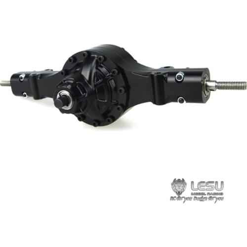 LESU Metal Rear Differential Axle for 1/14 TAMIYA RC Tractor Truck Scania Dumper DIY Model