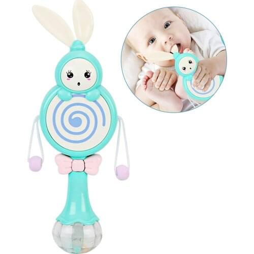 Baby Music Teether Rattle Toy for Child 0-12 Education Mobile Cot Kids Bed Bell Newborn Stroller Crib Pacifier Rattle Drum