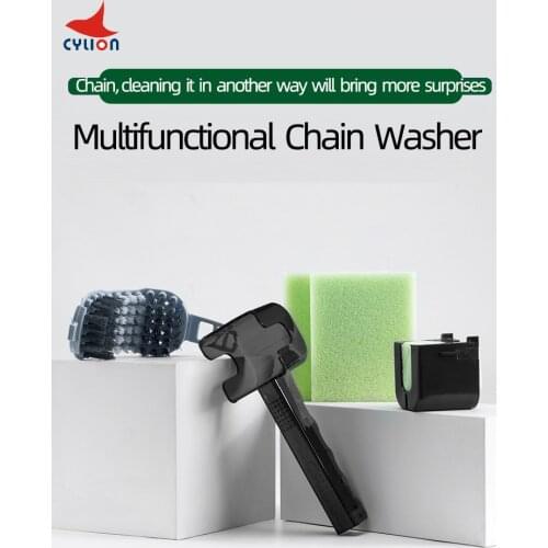 CYLION MTB Bike Chain Cleaner Bicycle Tool Kits Tire Brushes Road Flywheel Clean Wash Kit Cassette Quick Cleaners Sets
