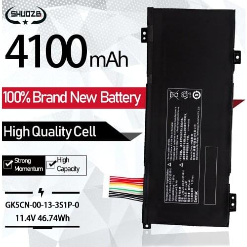New GK5CN-00-13-3S1P-0 GK5CN Laptop Battery For Getac GK5CN5Z GK7CN6S Series MECHREVO X8Ti Z2 MACHENIKE T90 Plus T90-T3p F117-B