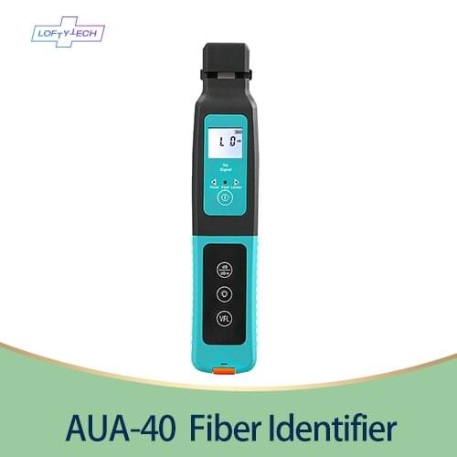 NEW AUA-40 Fiber Optic Identifier Live Fiber Optical Identifier with Built in 10mw Visual Fault Locator 800-1700nm SM MM