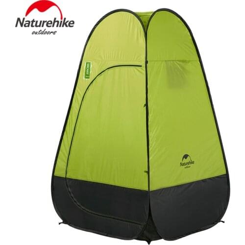 Naturehike 1-2 Person Outdoor Camping Automatic Quick Opening Fishing Tent For Dressing Tent Bath Toilet Shed Mobile Toilet