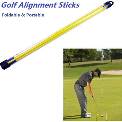 Golf Alignment Sticks Swing Plane Tour Training Aids Practice Rods Helper Tool