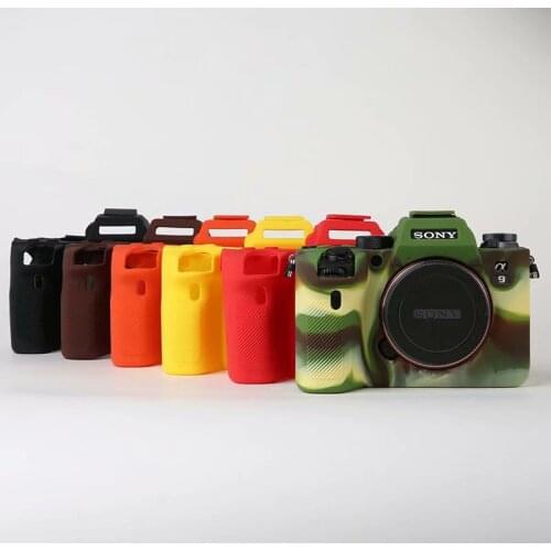 Portable Rubber Silicone case Camera Bag for Sony ILCE-A9II A9M2 A9 markII A92 protective shell skin cover
