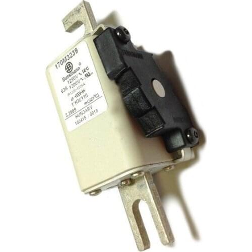 Fuses: 170M3238 50A 1250V / 170M3239 63A / 170M3240 80A / 170M3241 100A / 170M3242 125A 1250V aR