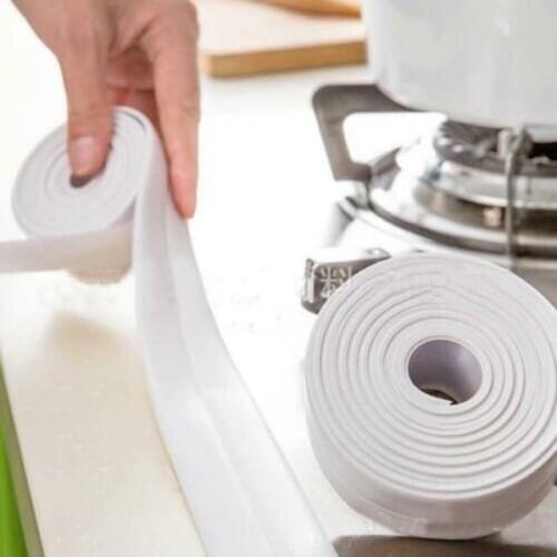 Mould proof adhesive tape Professional Self-Adhesive Caulk Strip Waterproof for Kitchen Bathroom Corner H99F