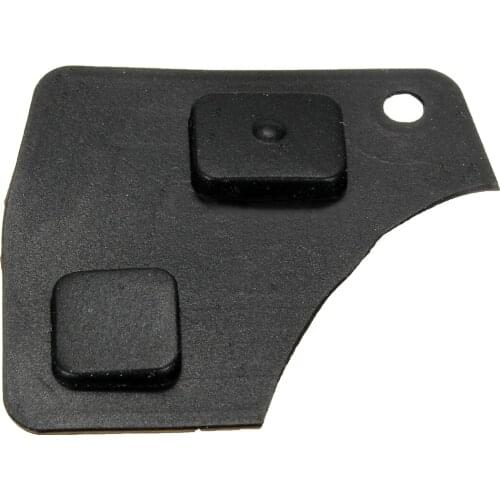2 Keys Rubber Button Key Remote Control For Toyota Yaris Rav4 Corolla Mr2 Celica