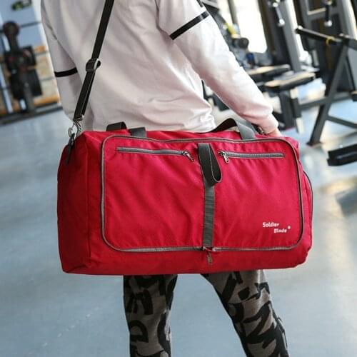 Separate Dry And Wet Gym Bag Mens Training Sports Handbags Large-capacity Foldable Portable Travel Bags 2021