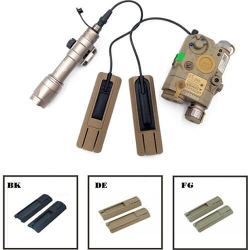 Tactical Airsoft 4.125" ITI TD Scar Pocket Panel for PEQ/DBAL/SF Remote Switch Rail Pads Set Light Fits 20mm rails