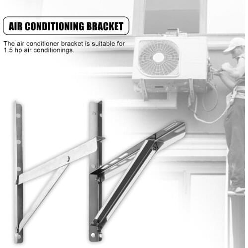 Air Conditioner External Machine Bracket Stainless Steel Rust Free Solid Air Conditioner Stand Tripod Air Conditioning Bracket