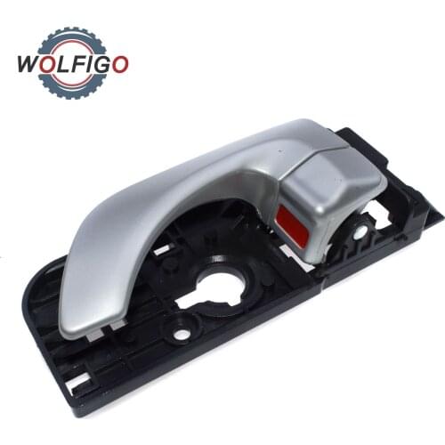 WOLFIGO For Hyundai Sonata 2005 2006 2007 2008 Inside Interior Inner Door Handle Silver Driver Side Rear New 83610-3K020