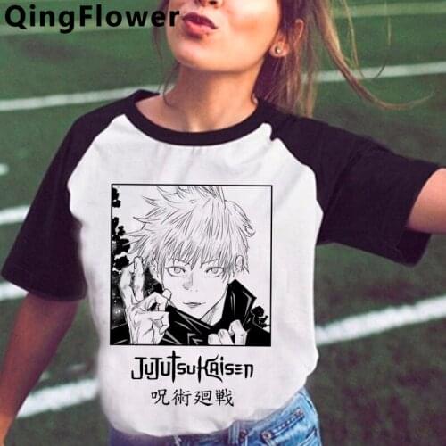 Jujutsu Kaisen Gojo Satoru Yuji Itadori clothes female plus size casual couple t-shirt summer top aesthetic