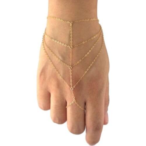 2018 New!! New present Chain Friendship slave Statement Elegant Bracelets&Bangle Fashion Pulseras For Women Wholesale