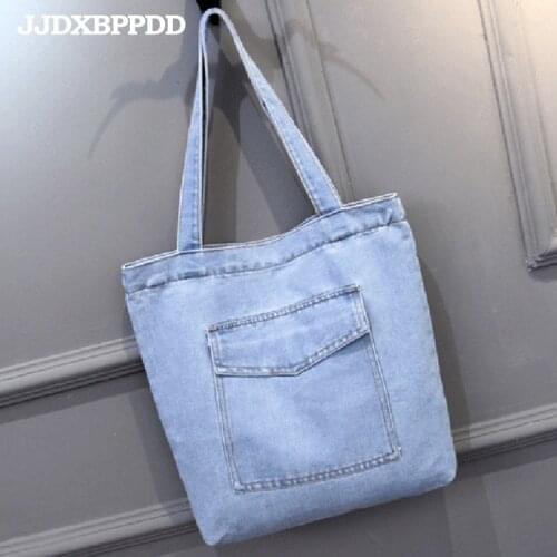 2019 New Fashion Large Luxury Handbags Women Bag Designer Ladies Hand bags Big Purses Jeans BagTote Denim Shoulder Crossbody sac