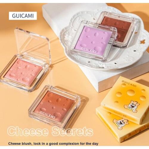 Natural Face Blusher Powder Peach Rouge Blush Palette Cheek Blusher Powder Minerals Palettes Blusher Brush Palette Cream TSLM1