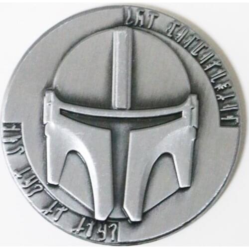 Movie Collect Metal Coin Bounty Hunter Boba Fett Props Souvenir Gift